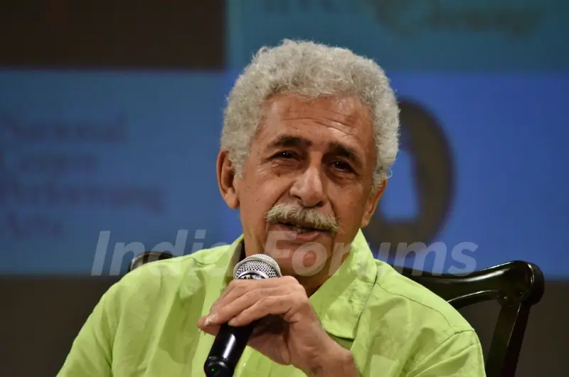 Naseeruddin Shah addressing the audience at the Launch of his Book, 'And Then One Day'
