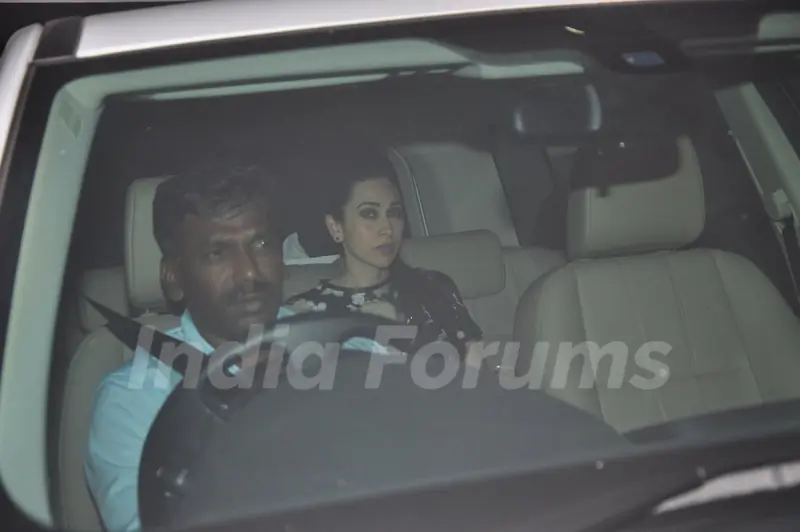 Karisma Kapoor was snapped at Karan Johar's Bash