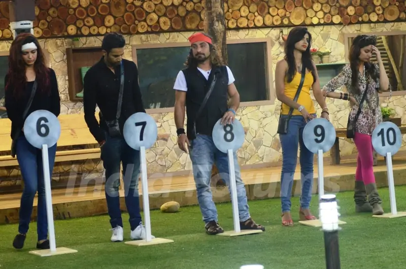 Contestants during the Judgement Day on Bigg Boss 8