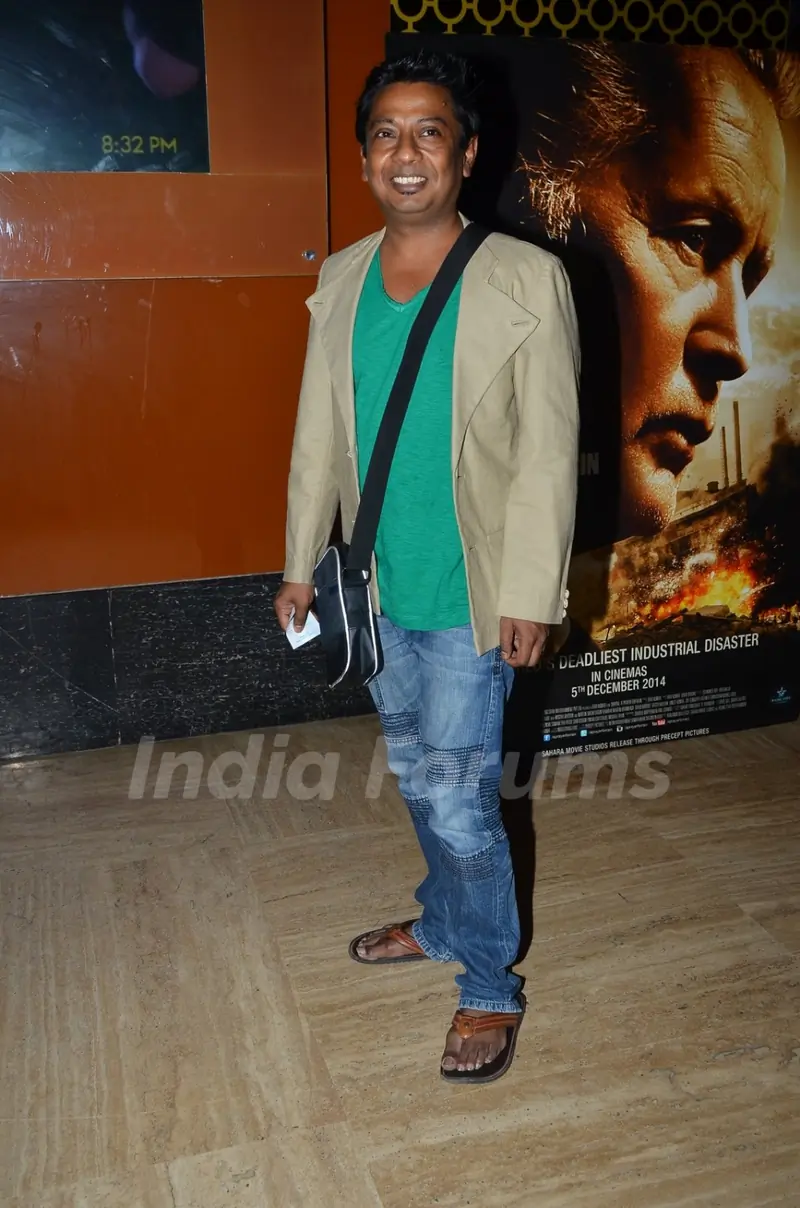 Onir poses for the media at the Premier of Bhopal: A Prayer for Rain