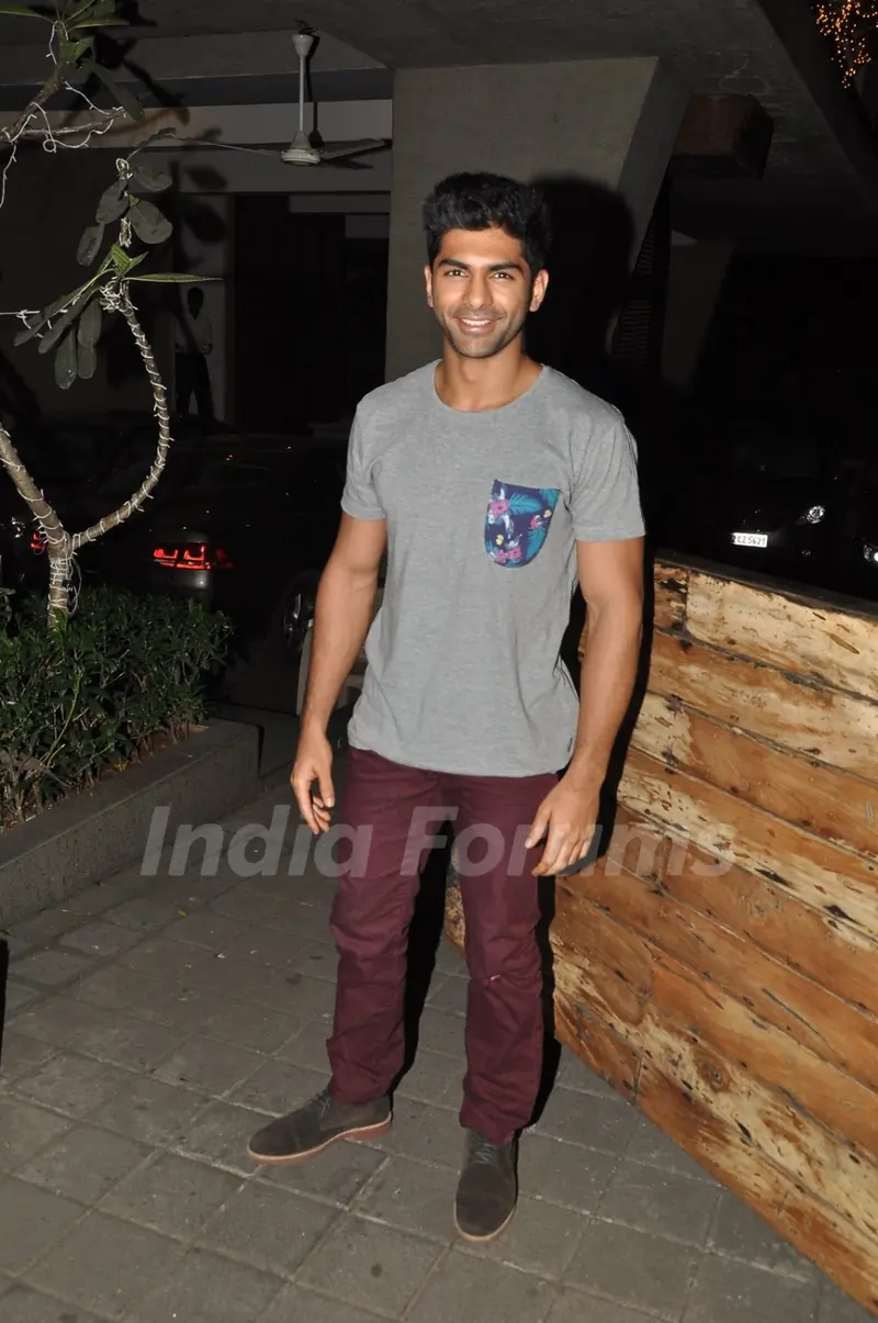 Taaha Shah was at Manish Malhotra's Birthday Bash