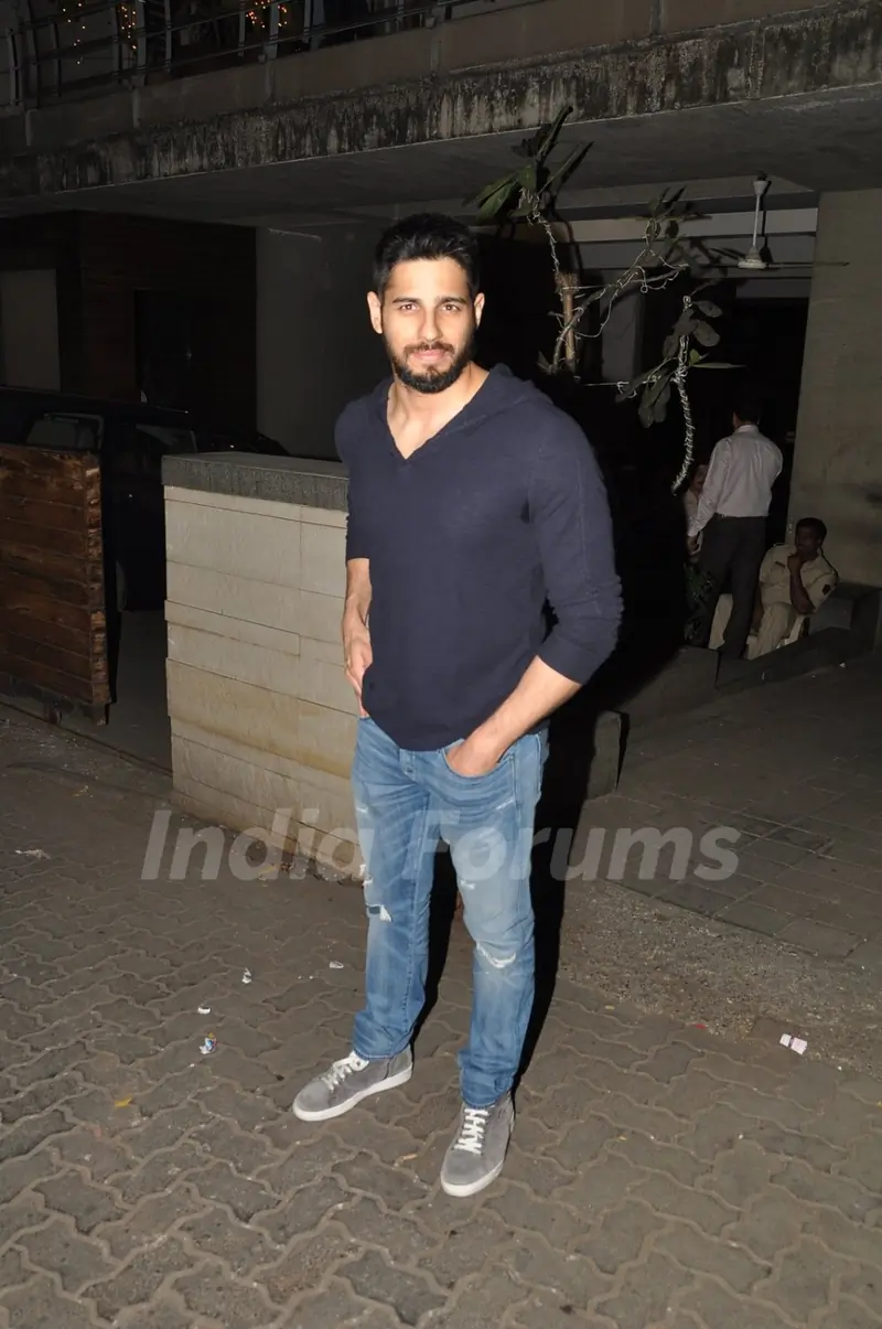 Sidharth Malhotra was seen at Manish Malhotra's Birthday Bash