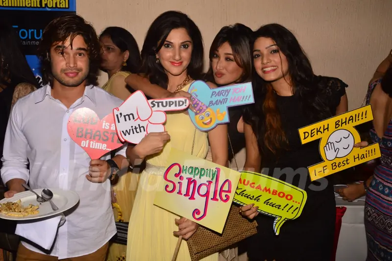 Celebs pose with quirky props at India-Forums 11th Anniversary Bash