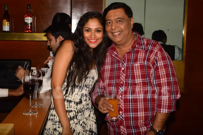 Shruti Bapna poses with Abhay Bhargava at India-Forums 11th Anniversary Bash