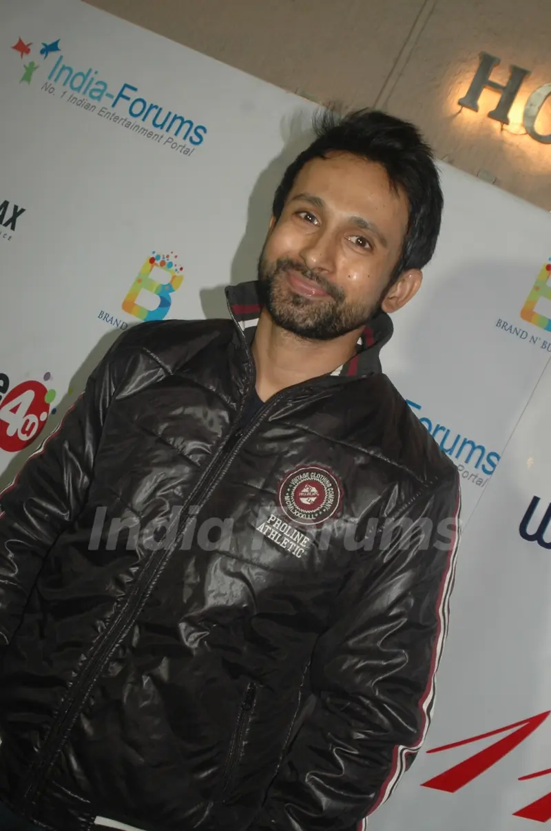 Nivaan Sen poses for the camera at India-Forums 11th Anniversary Bash