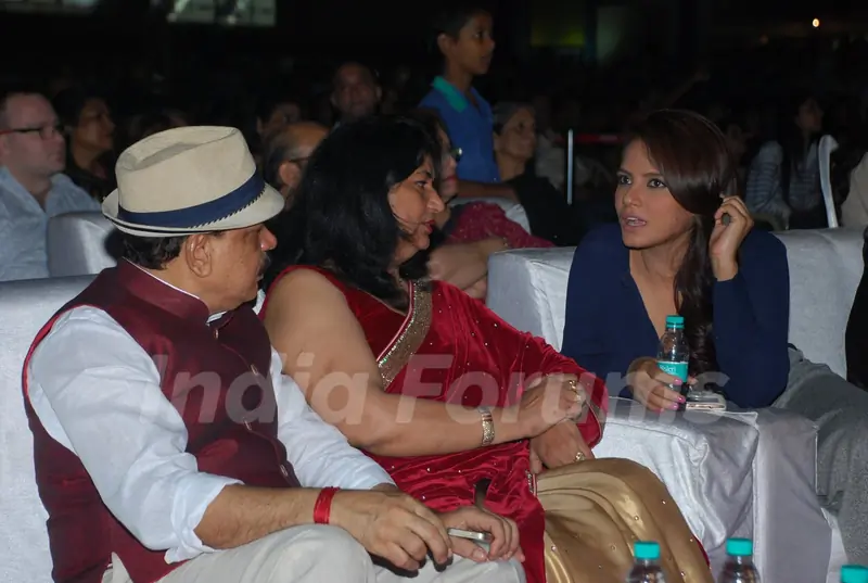 Neetu Chandra was snapped at the Annual Day of Vibgyor High School