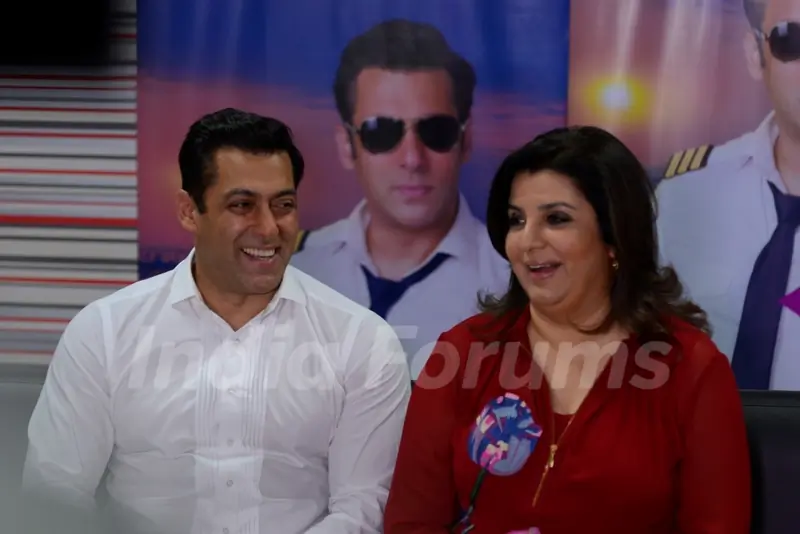 Salman Khan and Farah Khan on Bigg Boss 8