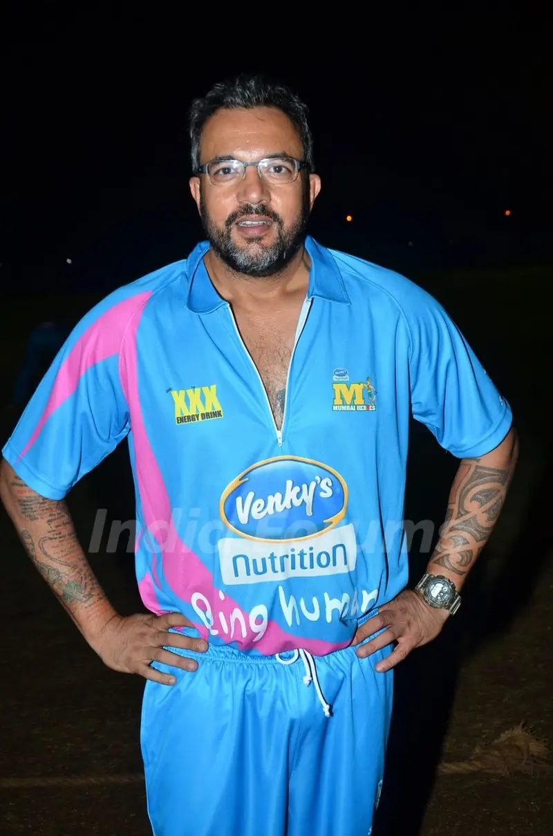 Apoorva Lakhia poses for the media at CCL Practice Session