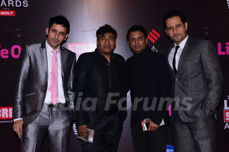 Meet Brothers pose for the media at 21st Annual Life OK Screen Awards Red Carpet