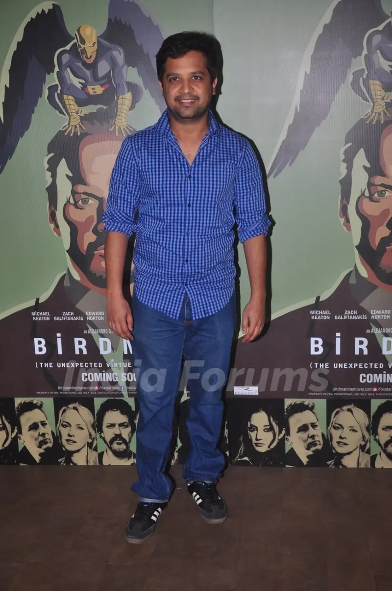Anand Tiwari was at the Special Screening of Birdman