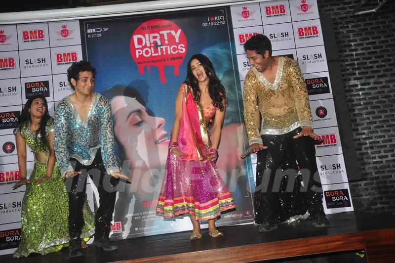 Mallika Sherawat performs at the Music Launch of Dirty Politics