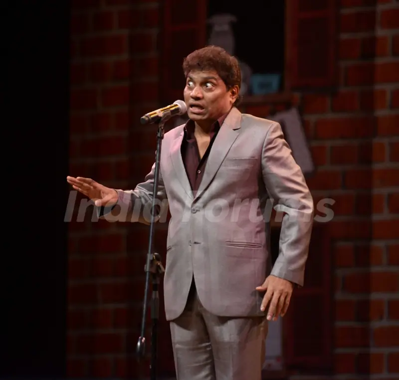Johny Lever performs an act at Weirdass Pajama Event