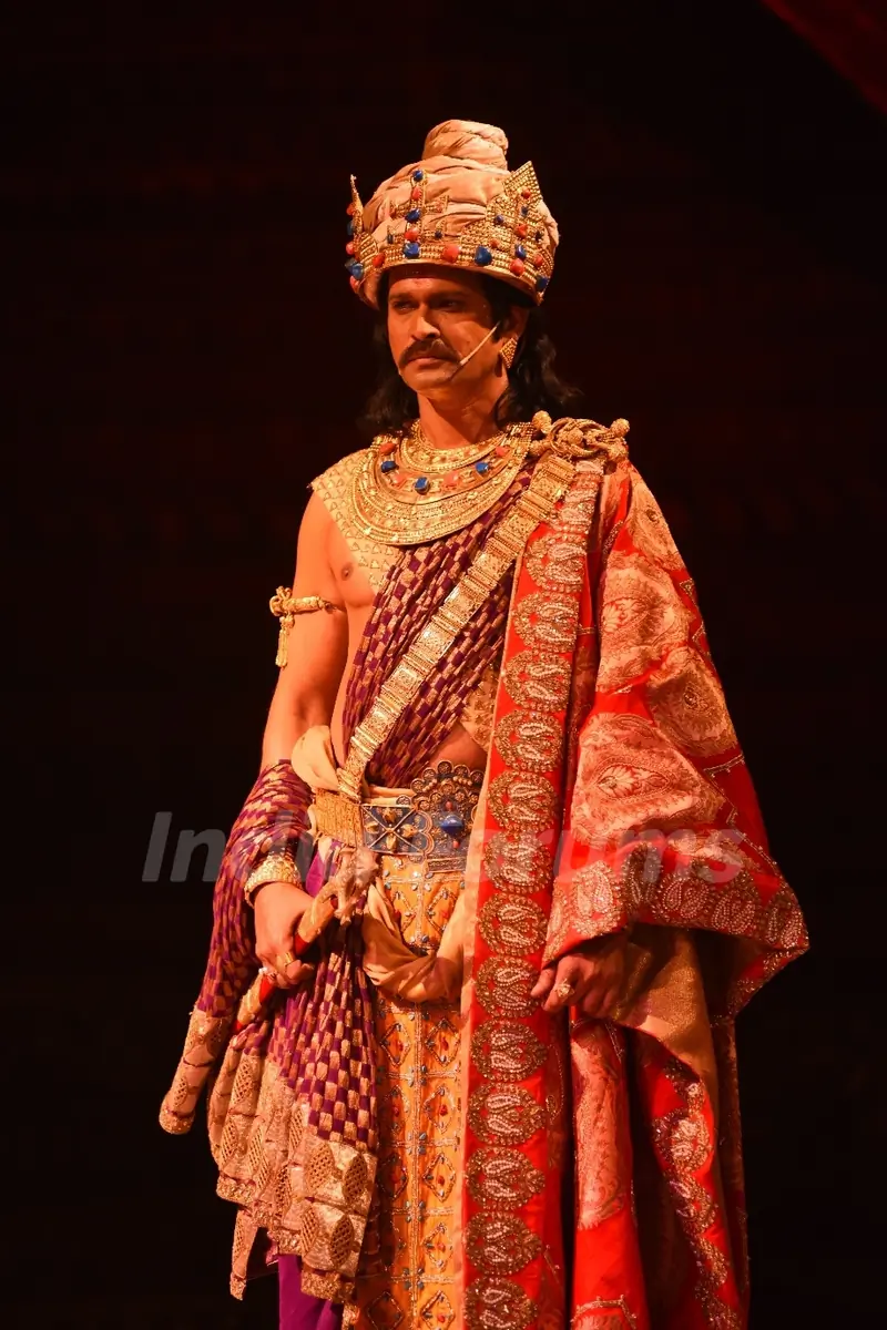 Sameer Dharmadhikari at the Launch of Chakravartin Ashoka Samrat