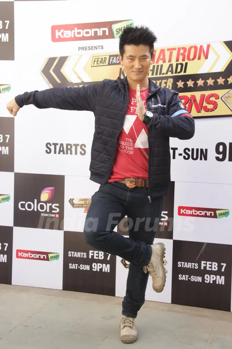 Meiyang Chang at the Launch of Khatron Ke Khiladi - Darr Ka Blockbuster Returns