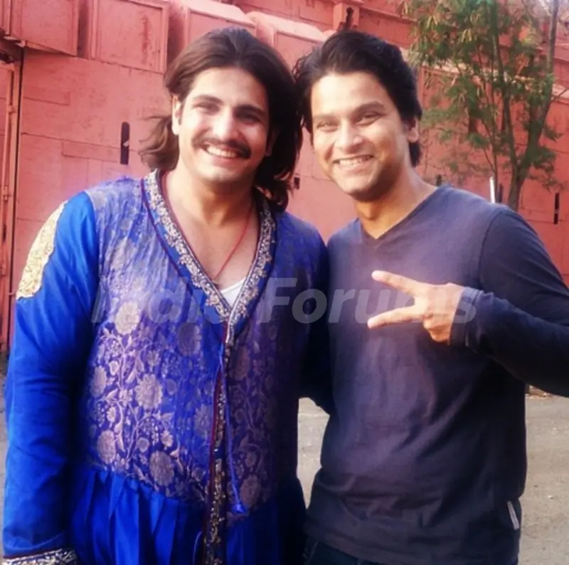Rajat with his co-star