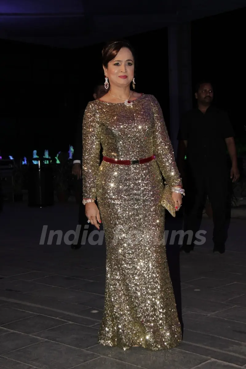 Smita Thackerey at her Son's Wedding Reception
