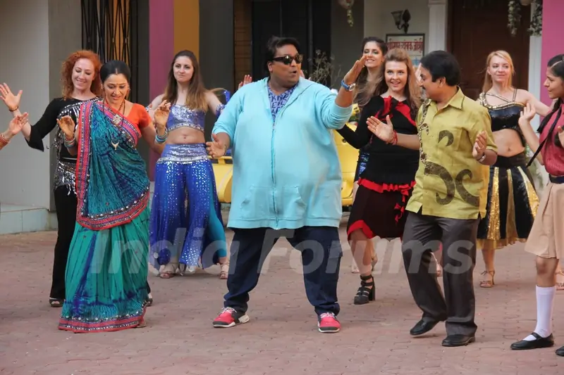 Ganesh Acharya performs at the Promotions of Hey Bro on Taarak Mehta Ka Ooltah Chashmah
