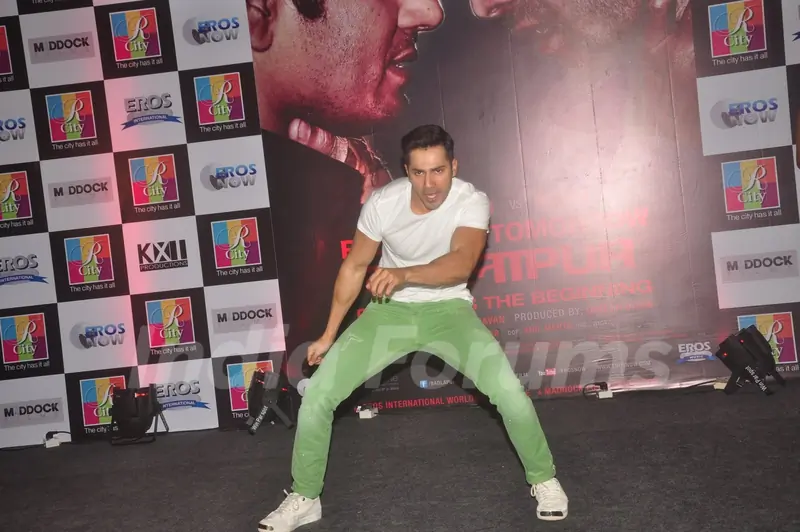 Varun Dhawan performs at the Promotions of Badlapur at R City Mall