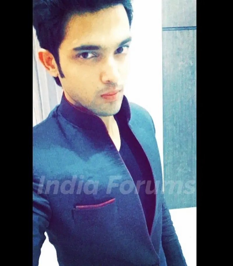 Parth Samthaan on the Sets