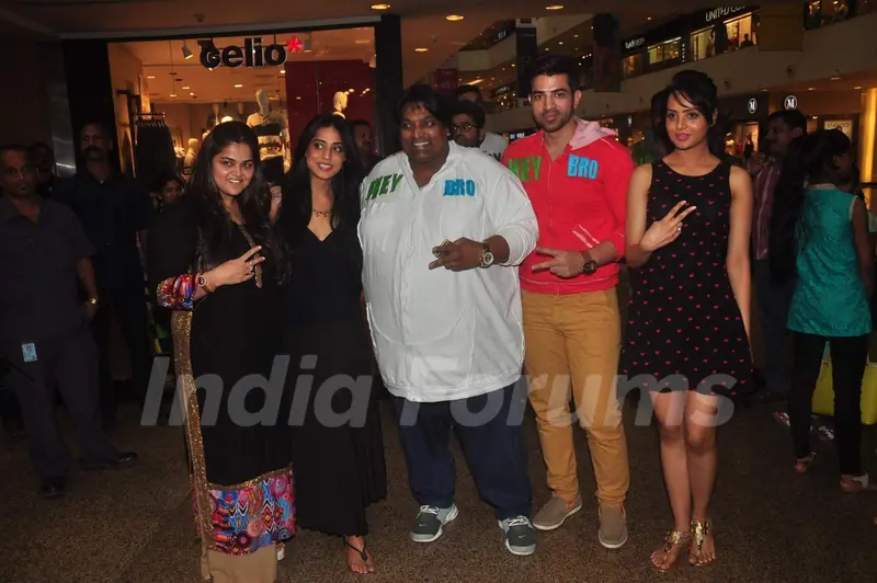 Team poses for the media at the Promotions of Hey Bro