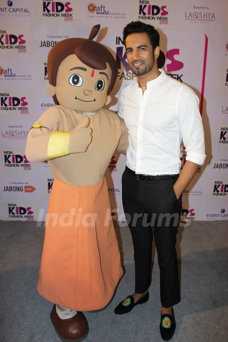 Upen Patel poses for the media at India Kids Fashion Week 2015