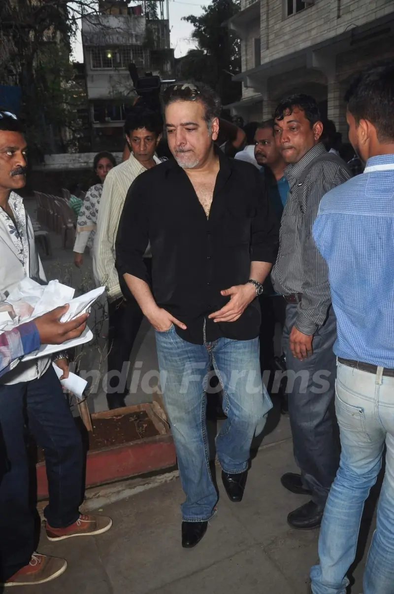Ravi Behl was snapped at the Prayer Meet of Madhur Bhandarkar's Mom