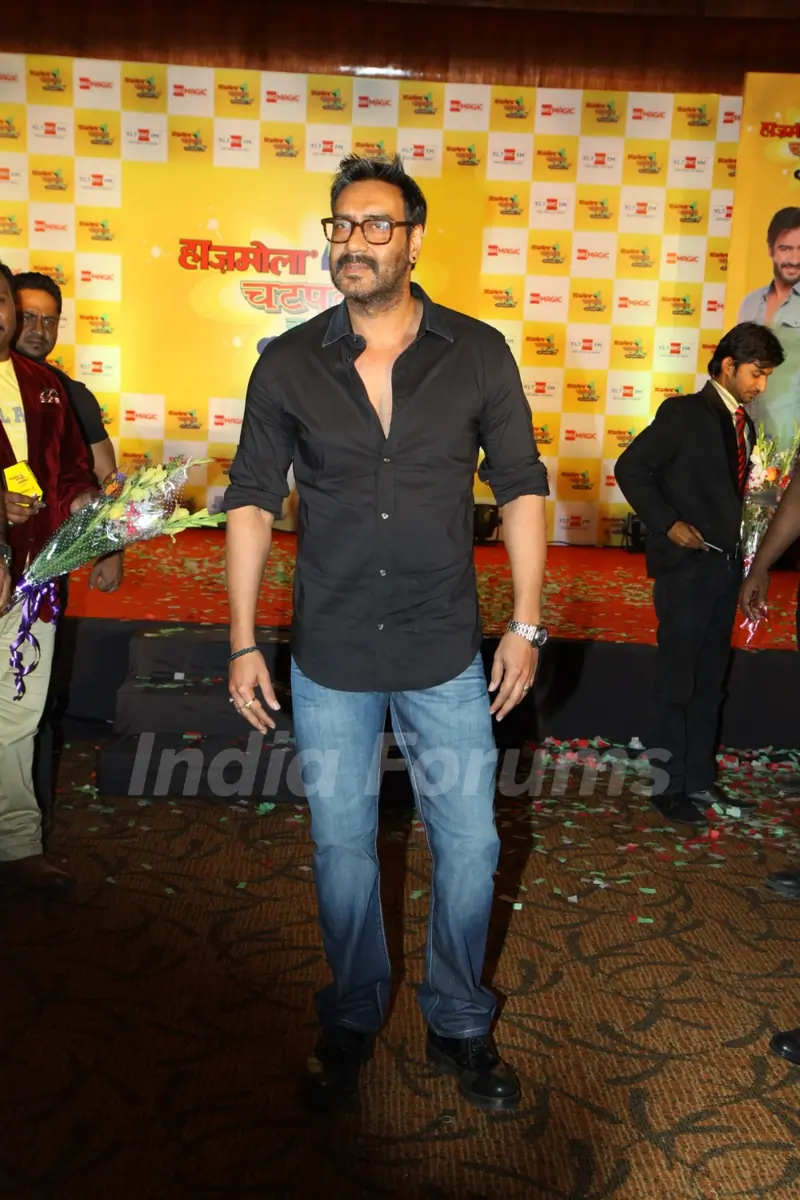 Ajay Devgn at the Hajmola Chatpata No.1, Comic Hunt