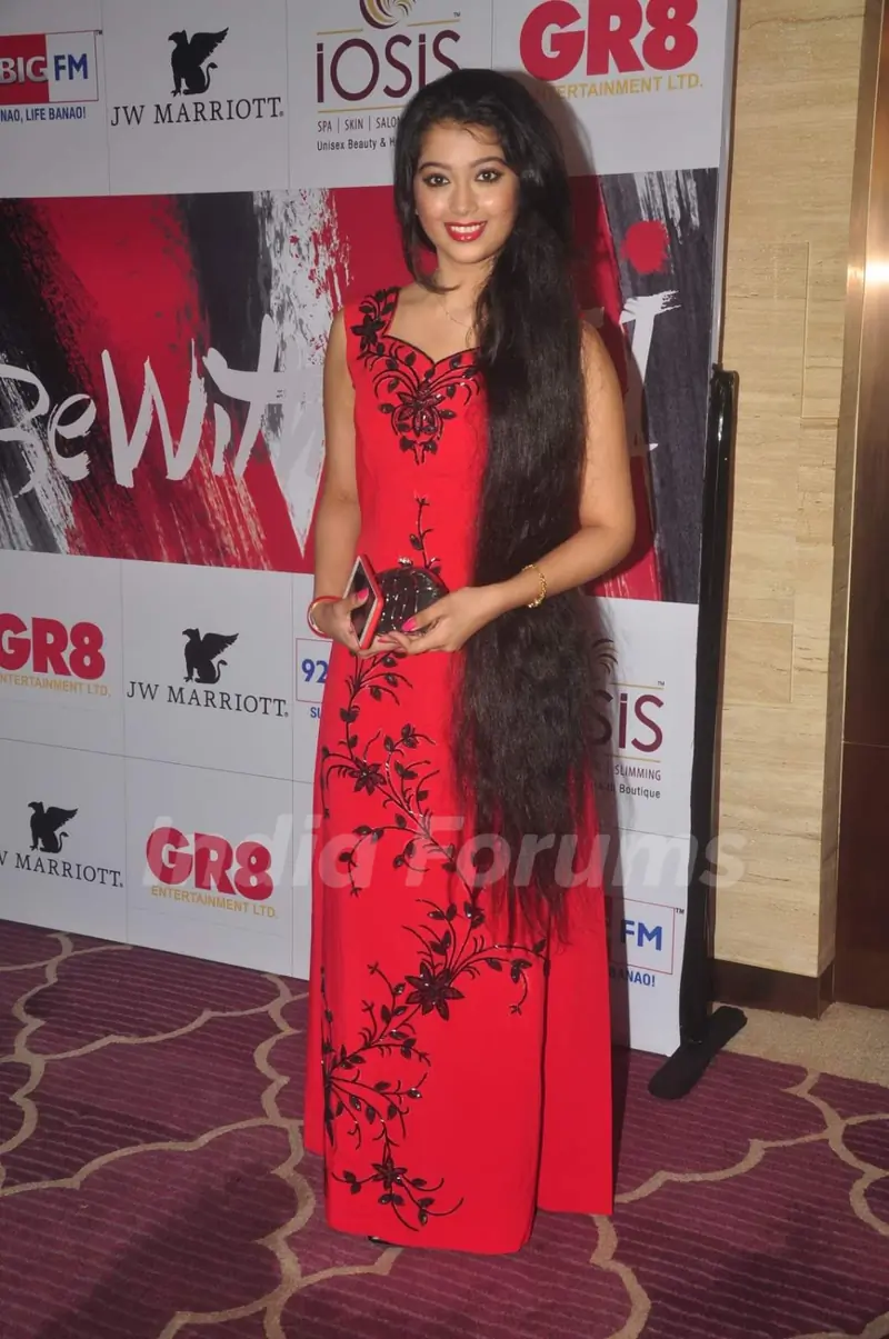 Digangana Suryavanshi poses for the media at GR8 Beti Bash