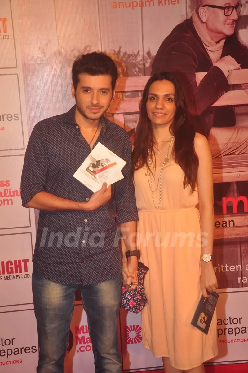 Divyendu Sharma poses for the media at the Premier of the Play Mera Woh Matlab Nahi Tha