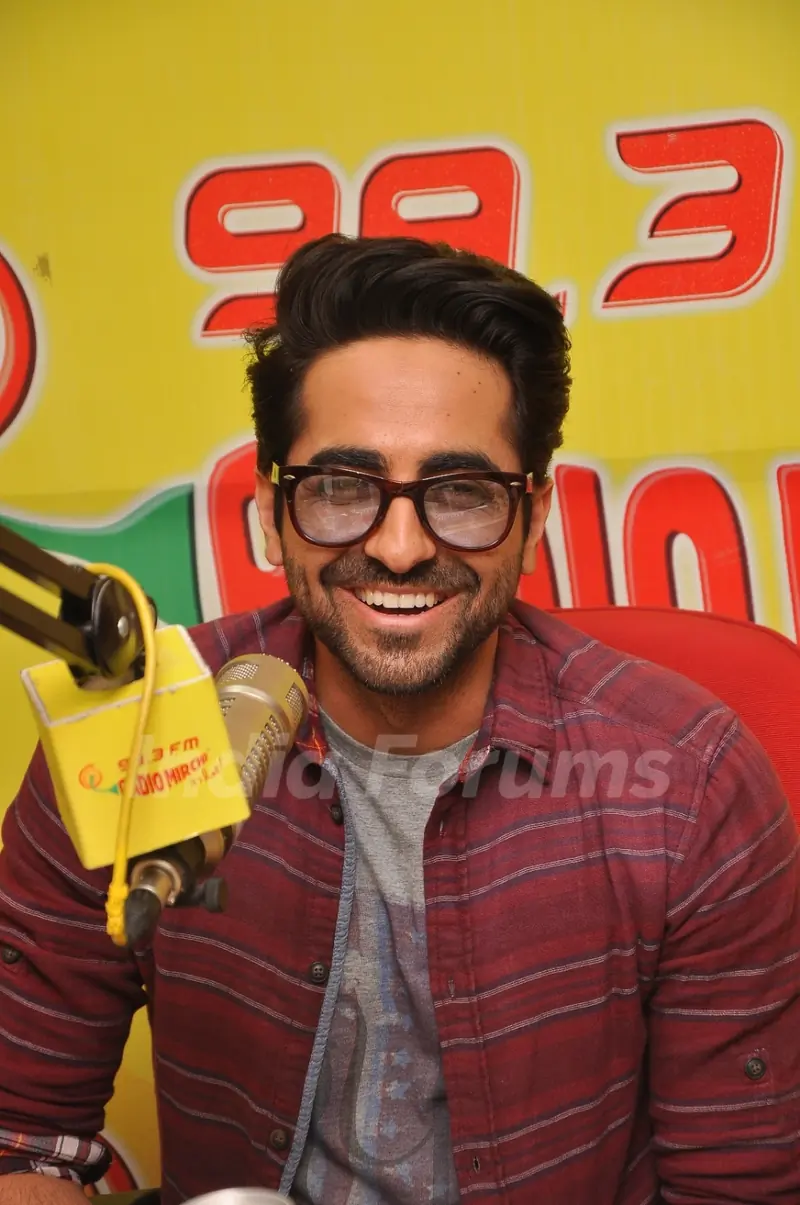 Ayushmann Khurrana was at Radio Mirchi 98.3