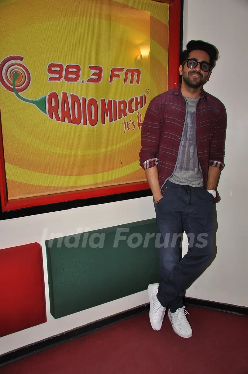 Ayushmann Khurrana was at Radio Mirchi 98.3