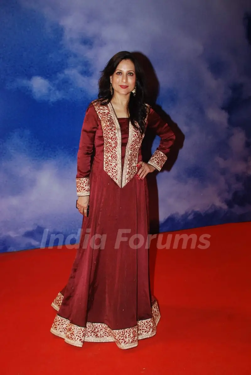 Kishori Shahane at the Zee Marathi Gaurav Awards