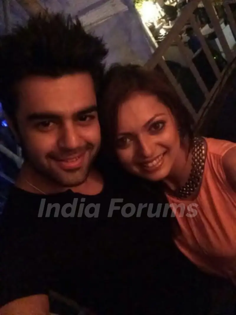 Drashti Dhami with Manish Taul
