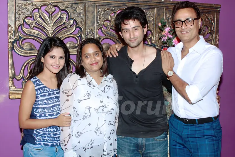 Celebs pose for the media at the Launch Party of Badi Devrani