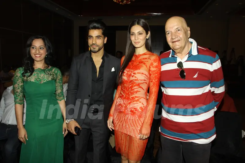 Celebs pose for the media at the Poster Launch of Udanchhoo