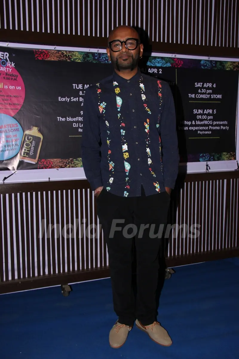 Benny Dayal poses for the media at MTV Indies Awkwards