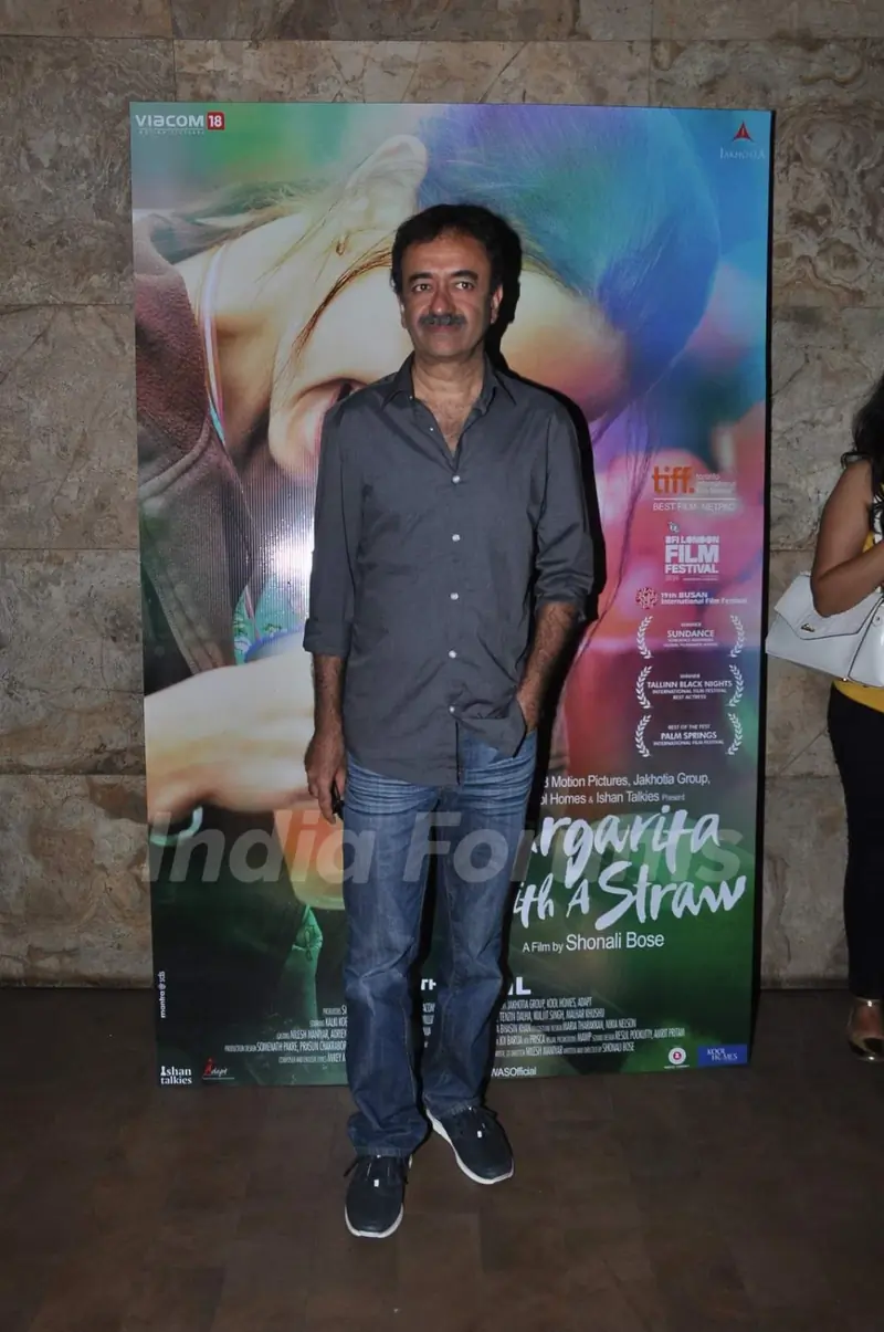 Rajkumar Hirani at Special Screening of Margarita, with a Straw