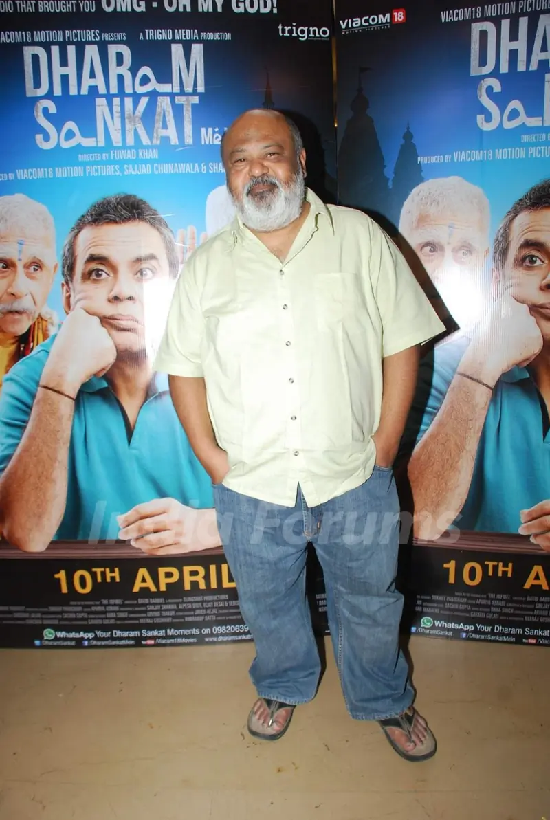 Saurabh Shukla at the Premier of Dharam Sankat Mein