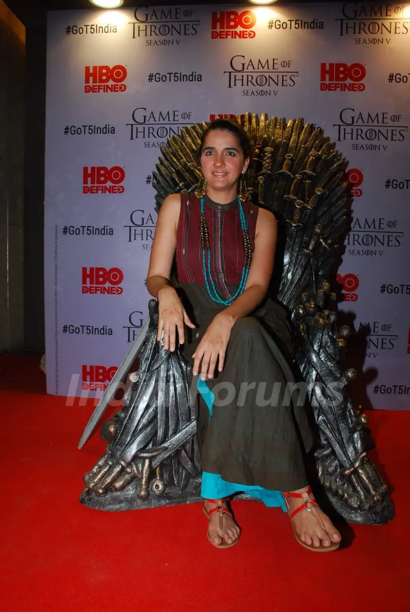 Shruti Seth at Special Screening of Game of Thrones Season 5