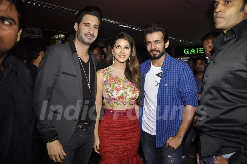 Sunny Leone and Jay Bhanushali at Promotions of Ek Paheli Leela