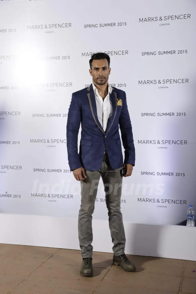 Asif Azim at the Marks & Spencers Spring/Summer 2015 Collection Launch