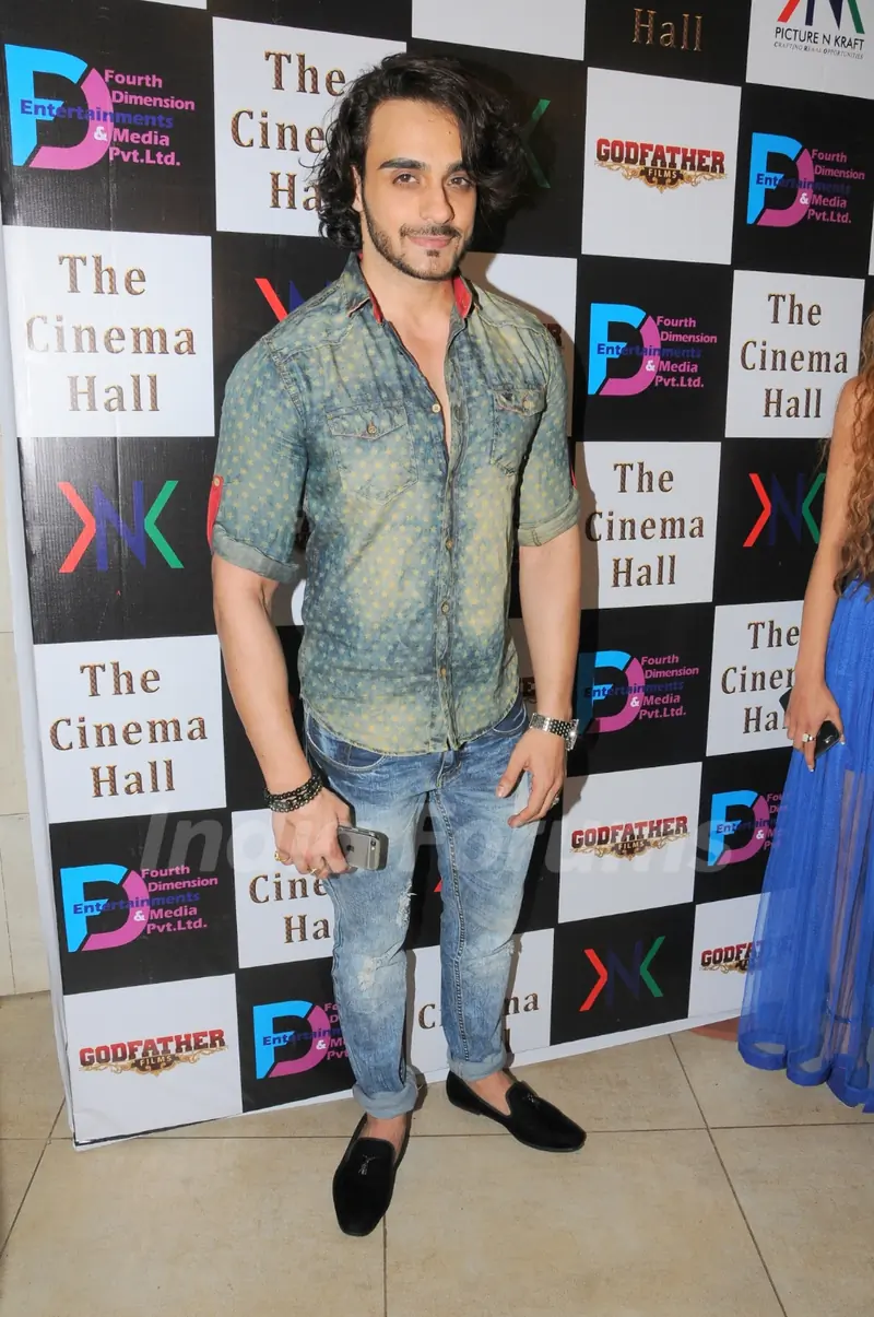 Angad Hasija poses for the media at the Launch of the Movie The Cinema Hall