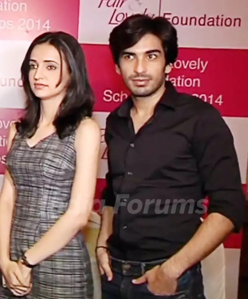 Mohit Sehgal with Sanaya Irani