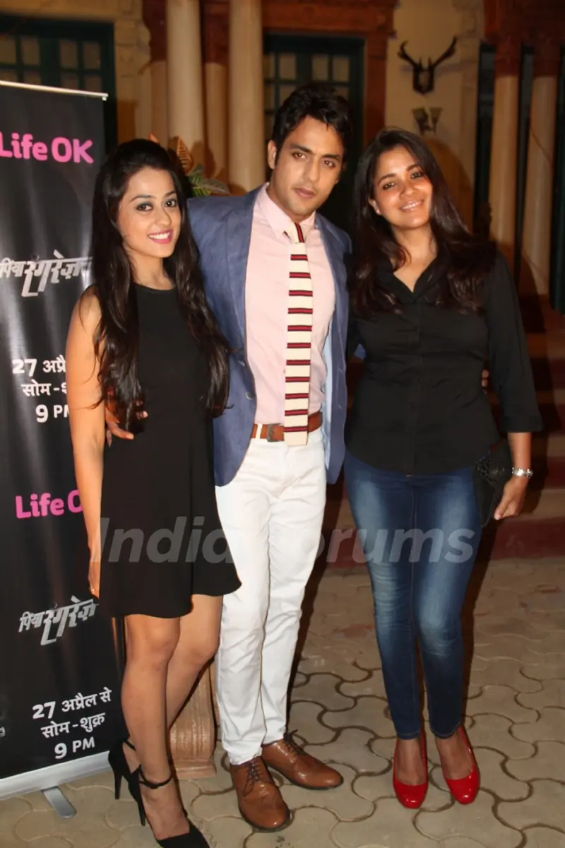Kirtida, Narayani Shastri and Gaurav S Bajaj at Launch of New Show Piya Rangrezz by Life Ok