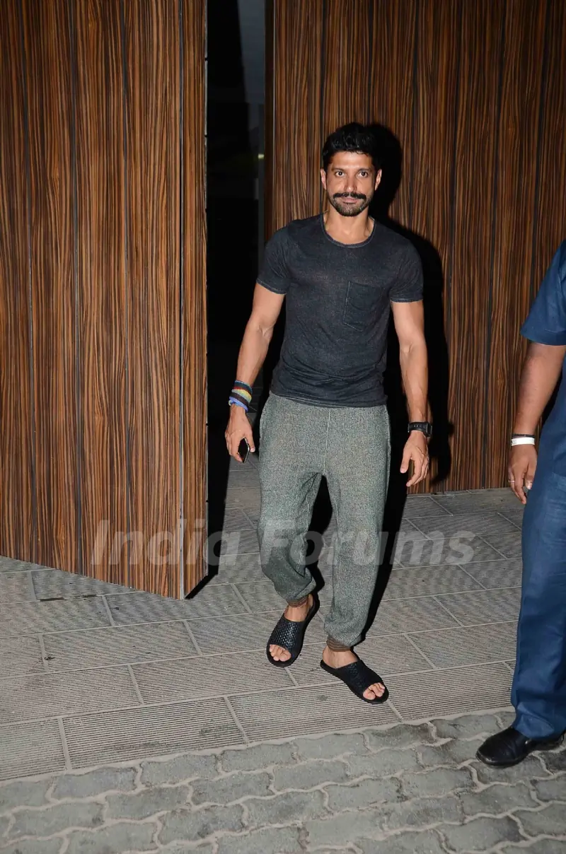 Farhan Akhtar at Aamir Khan's Bash
