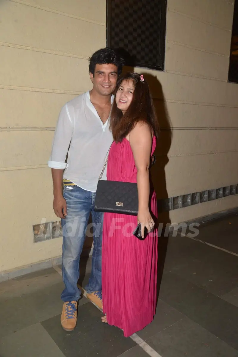 Sharad Kelkar and Keerti Kelkar at Special Screening of Rann
