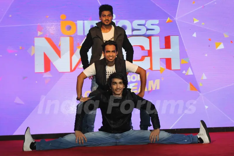 Macedon Dmello, Shantanu Maheshwari and Nimit Kotian at Launch Bindass Naach by Disney ABCD