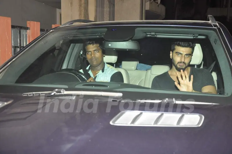Arjun Kapoor at Ranbir's Bash for Bombay Velvet