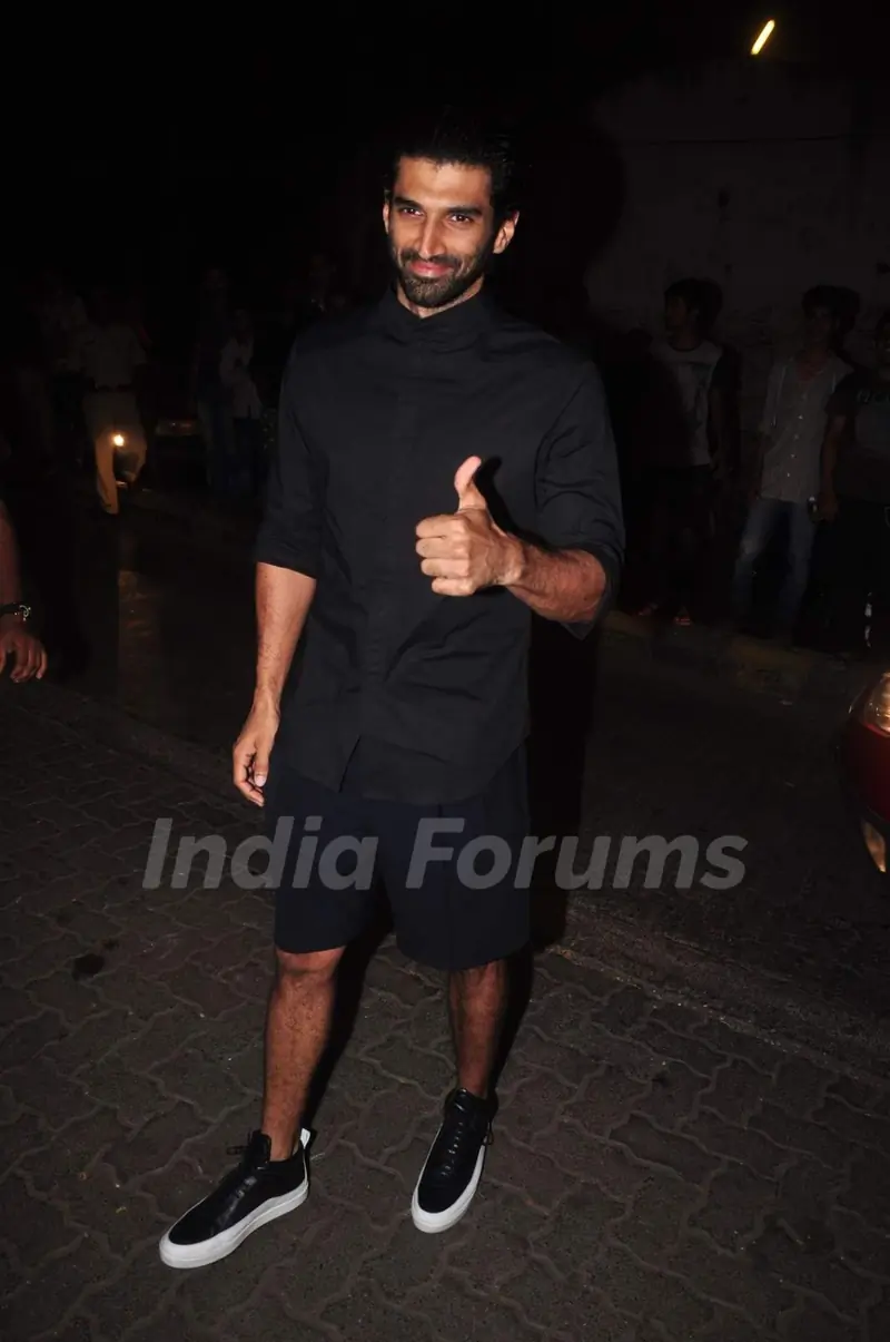 Aditya Roy Kapur at Deepika's Success Bash for Piku!