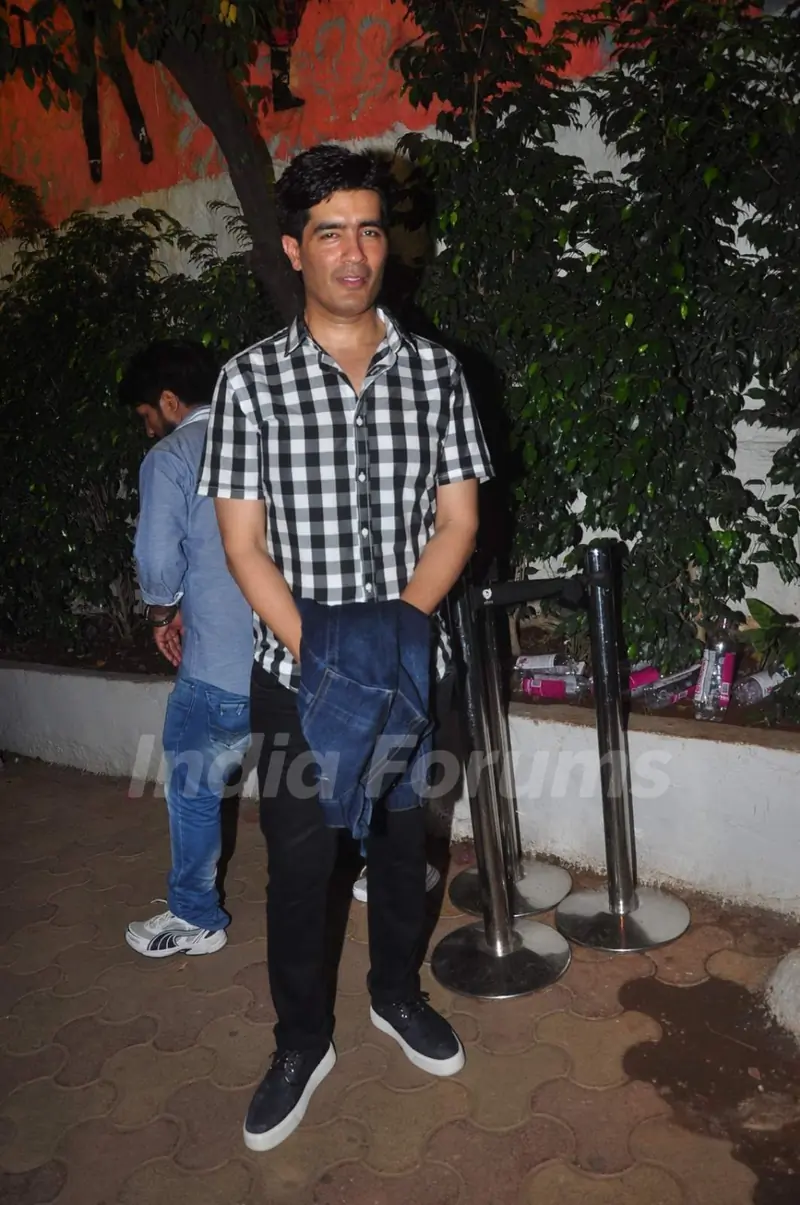 Manish Malhotra at Deepika's Success Bash for Piku!